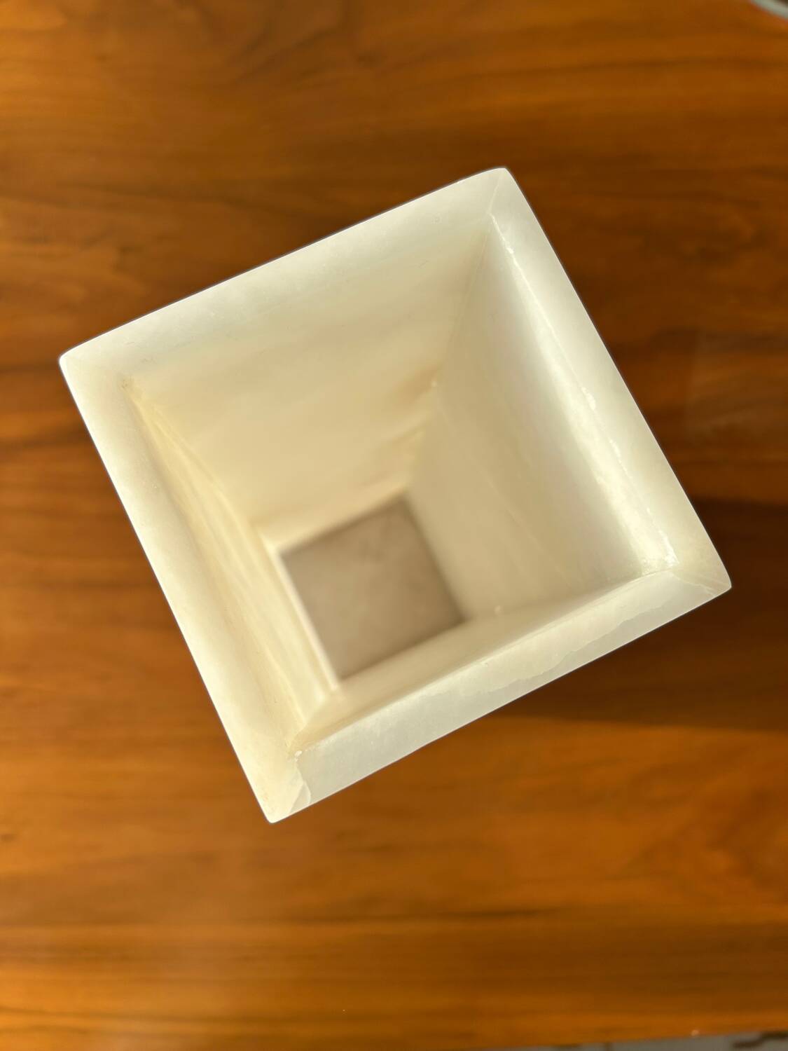 Large alabaster vase