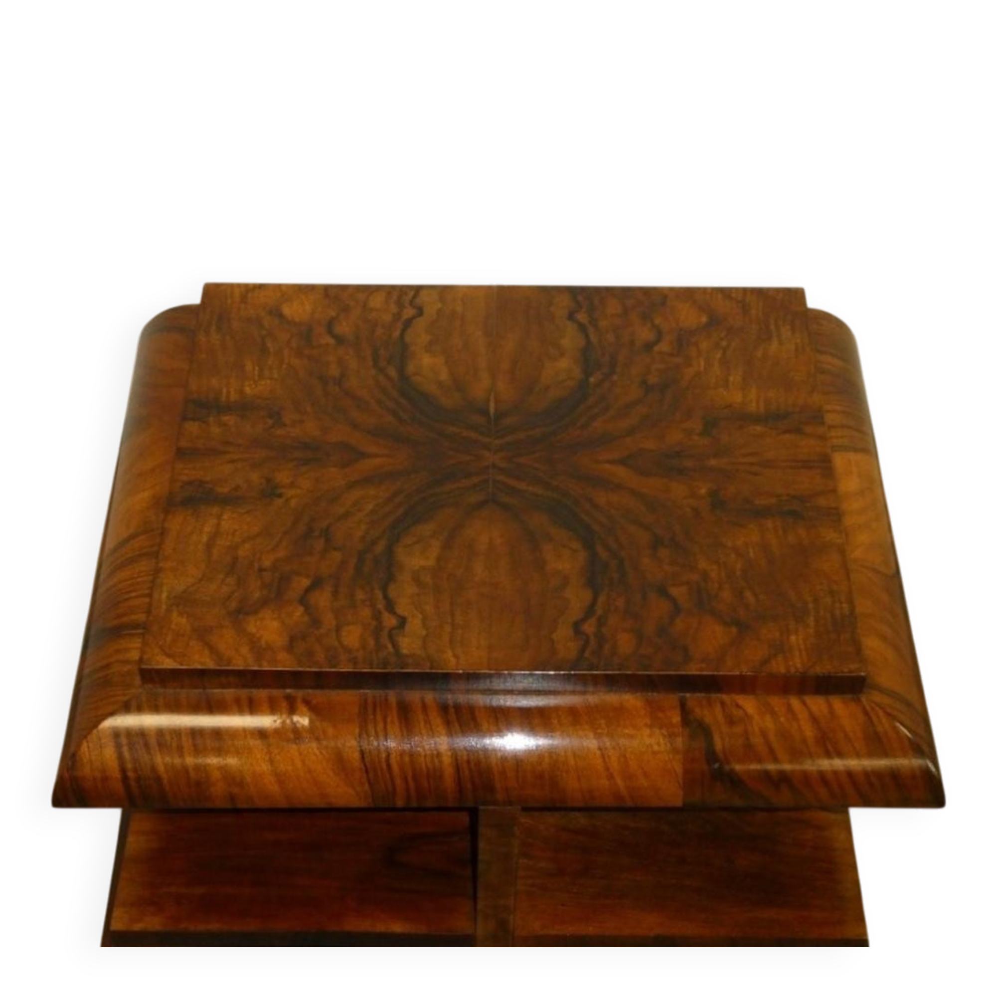 Art Deco Display Cabinet in Walnut