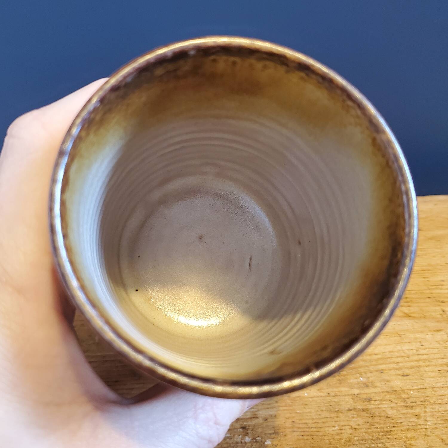 Pot signed La Roue Vallauris in ceramic