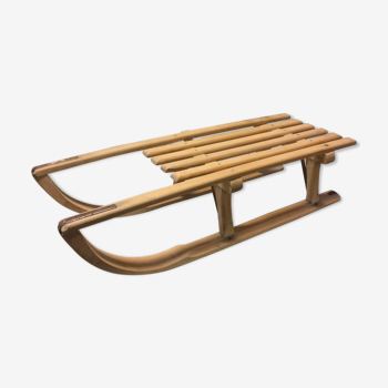 Vintage beech sled 90 cm