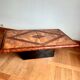 1970s Elm Burl Bar Coffee Table