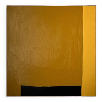 Abstrait minimaliste jaune par Bodasca