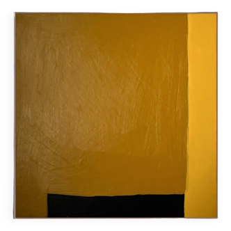 Yellow minimalist abstract by Bodasca