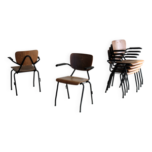 Ensemble de 6 chaises - industrielles