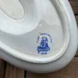 Saucière en faïence de Saint-Amand