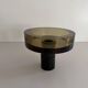 Flush mount in glass and yellow-brown metal by Seguso, 1950s, Italy.