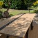 Table set, stools and benches