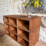 Old wooden trade cabinet