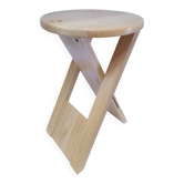 Tabouret pliant "Suzy" par Adrian Reed hêtre massif