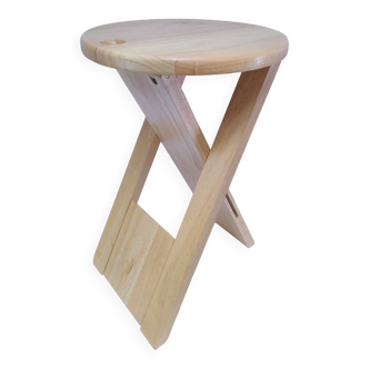 Tabouret pliant "Suzy" par Adrian Reed hêtre massif