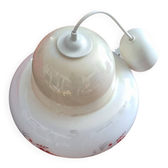 Suspension in opaline glass from the 60s-70s.