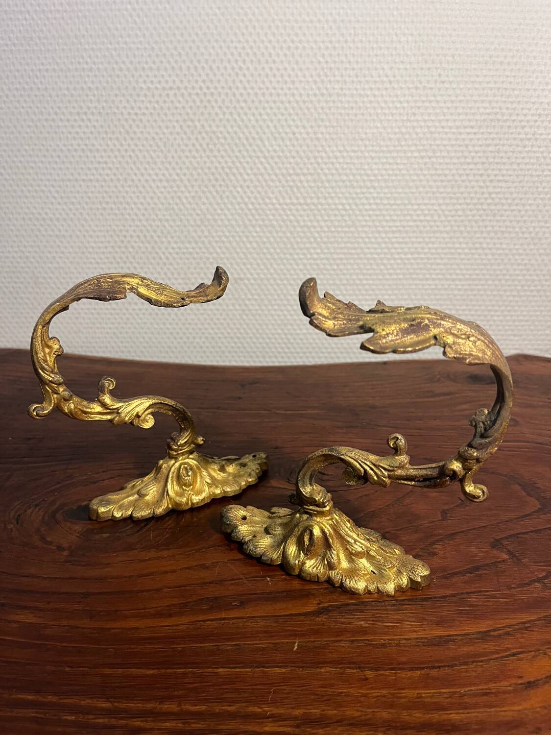 Bronze curtain tieback hook