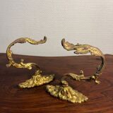 Bronze curtain tieback hook