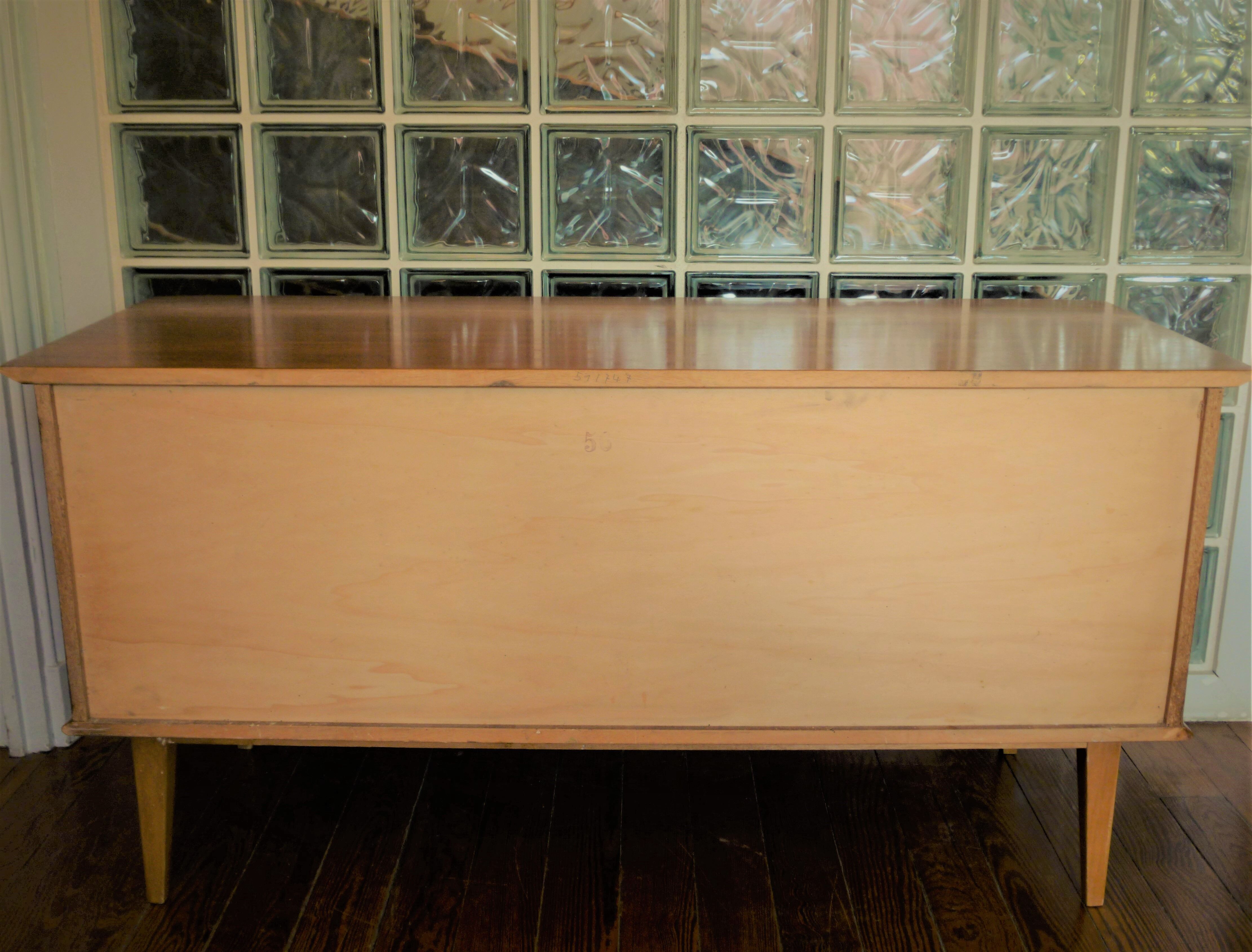 Walnut enfilade, dating from the 1960s