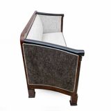 19th Century Biedermeier Mahogany Feather Two Armchairs and Sofa, Vienna