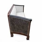 19th Century Biedermeier Mahogany Feather Two Armchairs and Sofa, Vienna