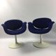 Chair Tulip blue by Pierre Paulin for Artifort 1960