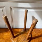 Wooden tripod stool