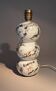 Fine porcelain lamp painted and gilded with fine gold. Laure Selignac, Paris.