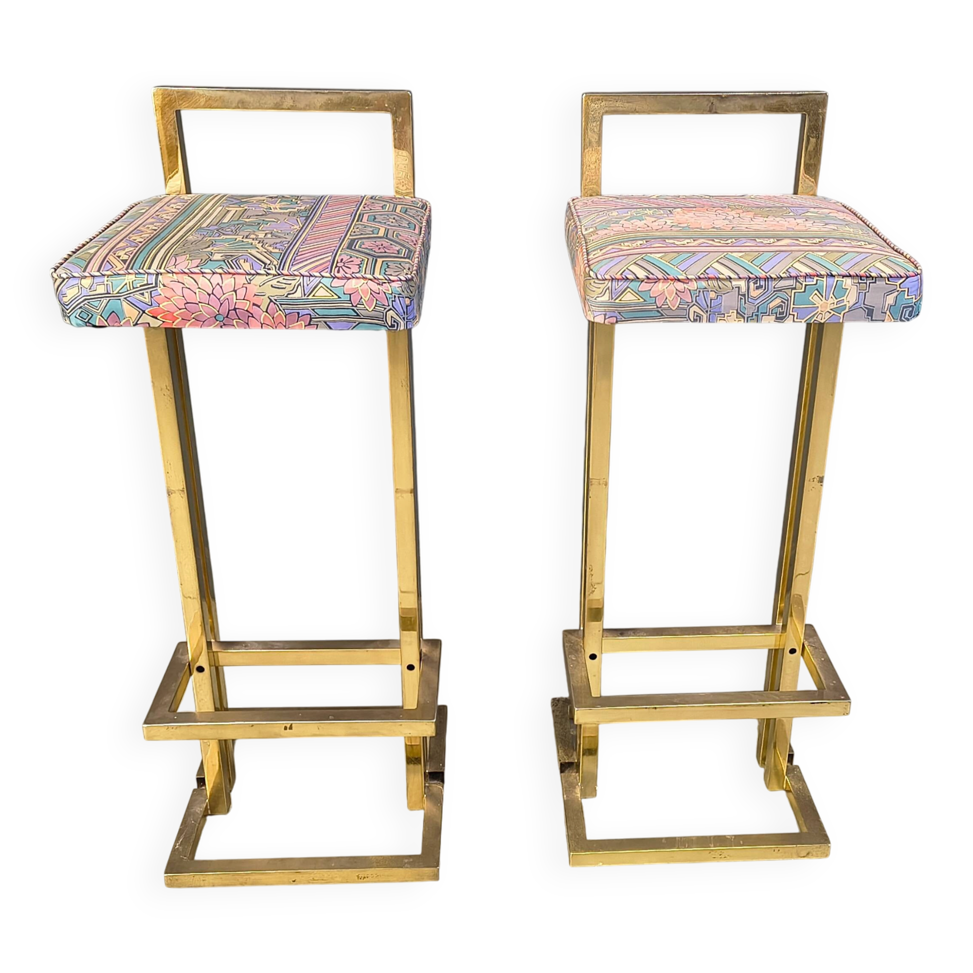 Tabourets de bar Belgochrom, ensemble de 2, années 1970