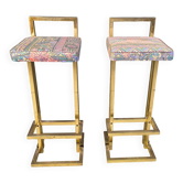 Tabourets de bar Belgochrom, ensemble de 2, années 1970