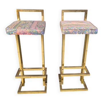 Tabourets de bar Belgochrom, ensemble de 2, années 1970