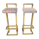 Tabourets de bar Belgochrom, ensemble de 2, années 1970