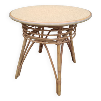 Rattan side table 1970