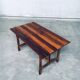 Patinated Wood Garden Table, 1970s