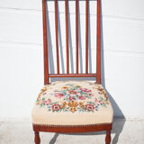Wooden nurse chair with upholstery seat