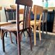 Baumann Stella and Luterma series of 6 mismatched bistro chairs