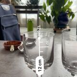 Villeroy and Boch crystal glassware set, square base model