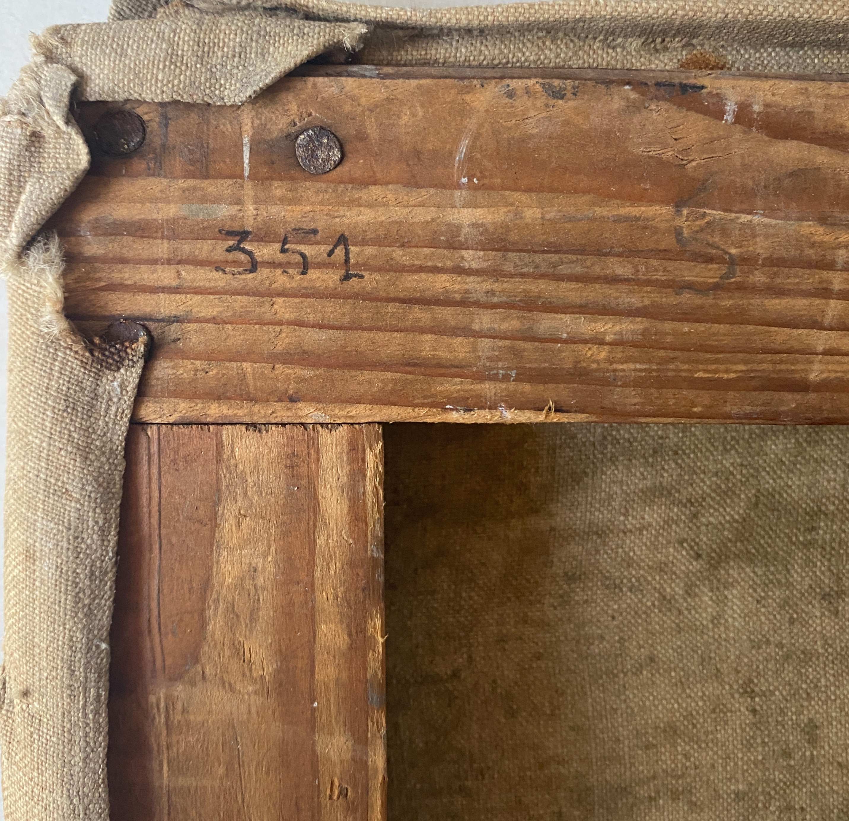 Table HST "The wooded garden" monogrammed JCE school Nabis