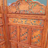 3-panel solid wood screen