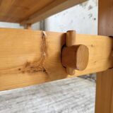 Farmhouse table, mountain furniture from the 50s