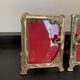 Duo of bronze art deco frames