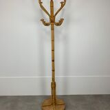 Rattan parrot coat rack and chic jungle style brass