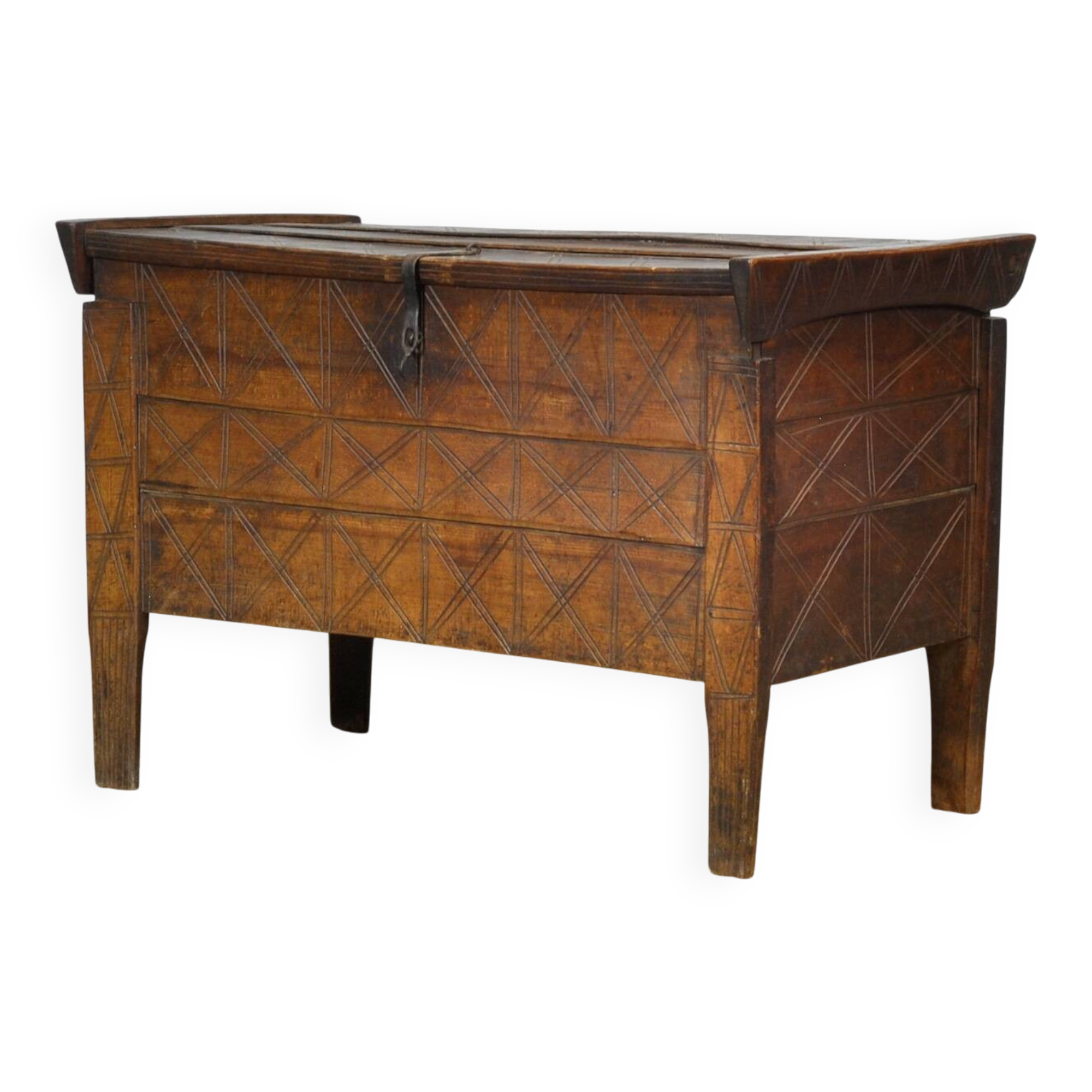 Antique shepherd’s chest, 1850s