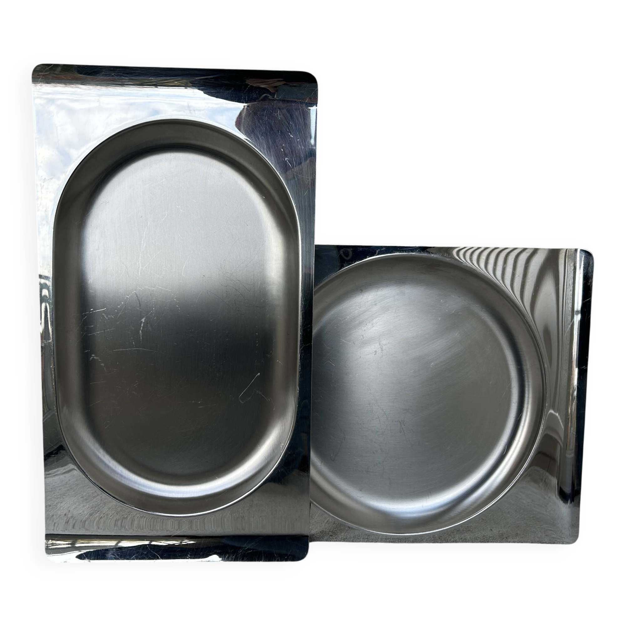 Set of stainless steel dishes by Guy Degrenne