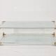Table basse en verre et Lucite par Charles Hollis Jones — 1970