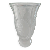 Vintage lead crystal vase from Bohemia