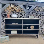 Wooden locker workbench