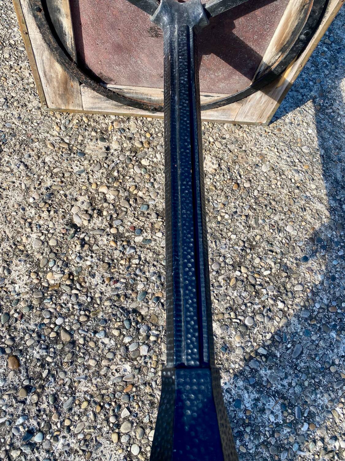 Bistro table in cast iron
