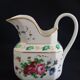Large octagonal milk jug porcelain from Paris "Old Paris", mid-19th century.