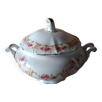 Digoin porcelain soup tureen