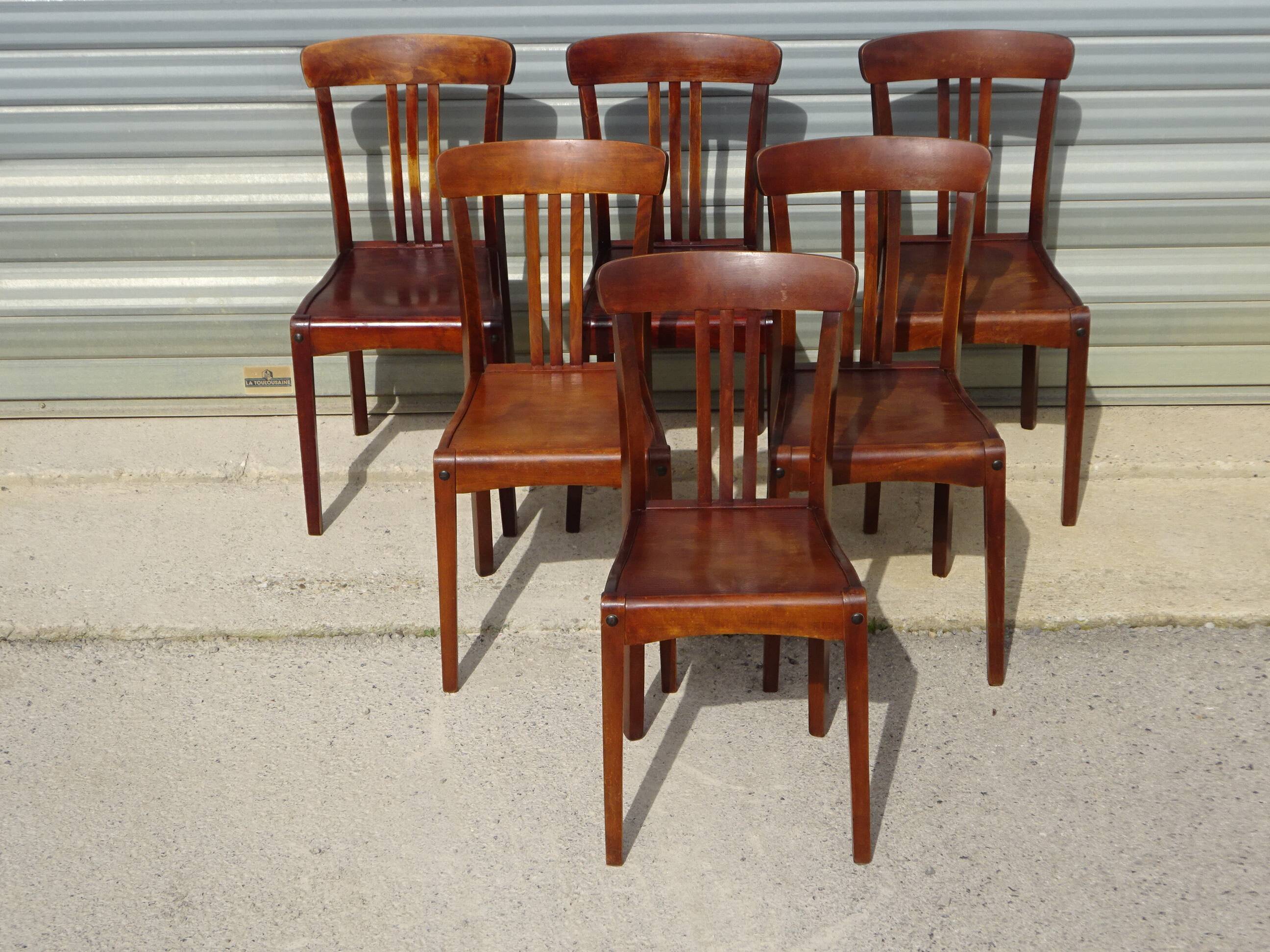 Vintage Stella bistro chairs, 1930s, set of 6