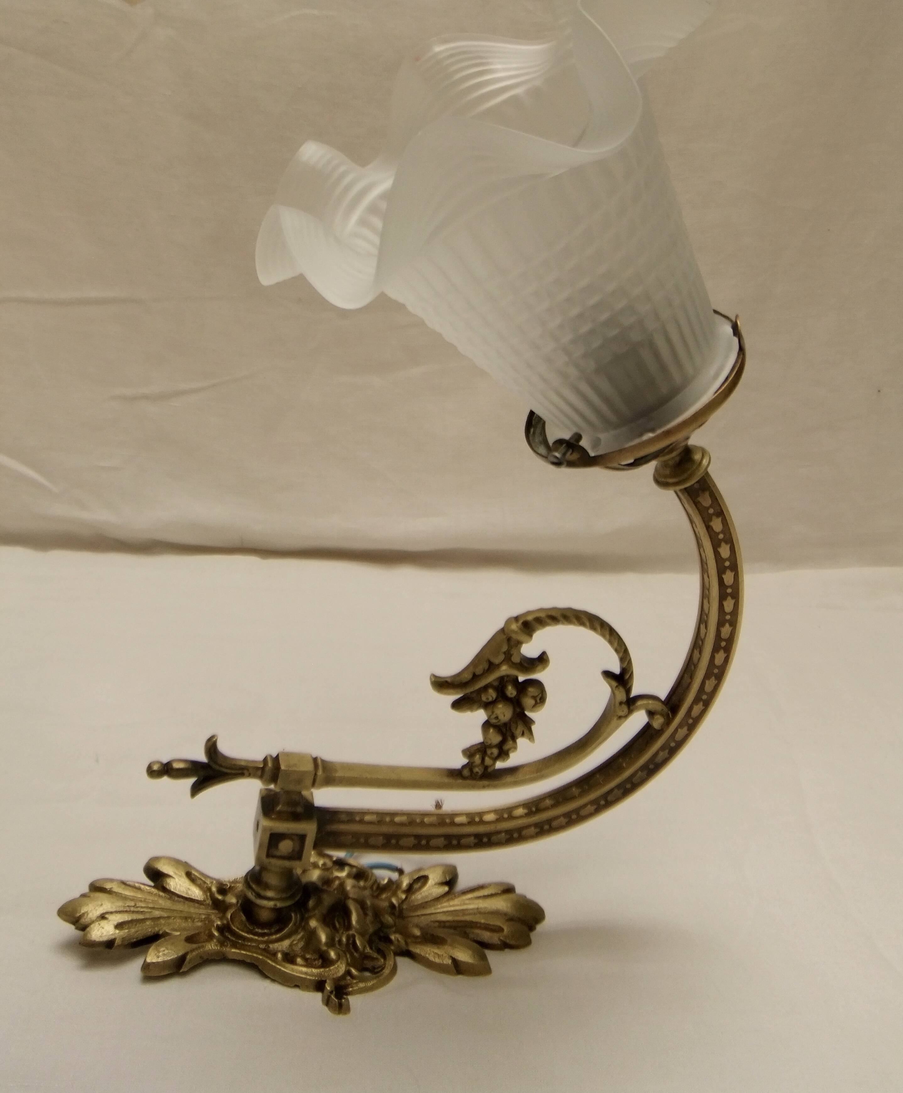 Wall lamp bronze tulip pendant light
