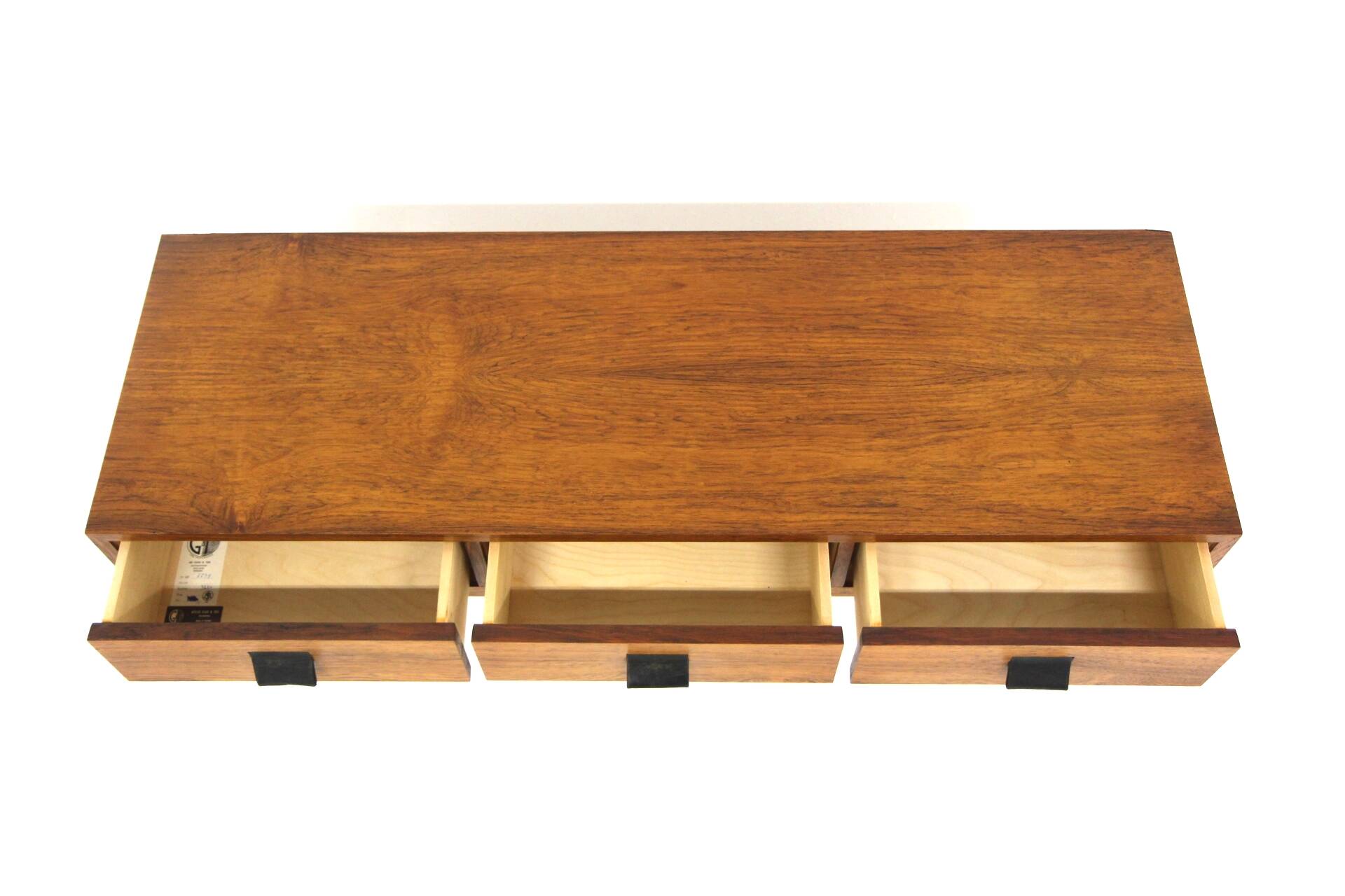 Scandinavian chest of drawers in rosewood, Glas & Trä, Sweden, 1960