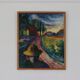 Original Mid Century Swedish Oil on Canvas – “Farmer” by P. Hector