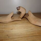 Pair of rough wood shoe trees